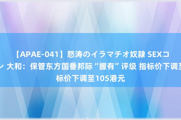 【APAE-041】怒涛のイラマチオ奴隷 SEXコレクション 大和：保管东方国番邦际“握有”评级 指标价下调至105港元